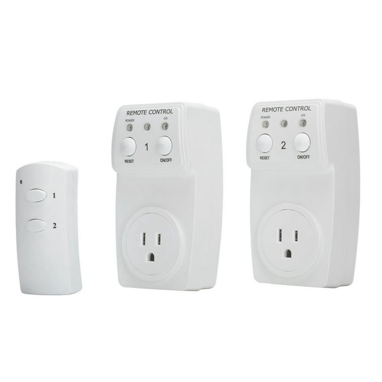 Intelligent Electrical Outlet Switch ABS Housing Remote Control