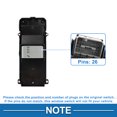 thumbnail image 4 of Interruptor de ventana eléctrica Unique Bargains para el lado del conductor delantero izquierdo para Honda CR-V 2012-2013 Negro, 4 of 7