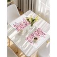 thumbnail image 5 of Pink Eucalyptus Leaves Placemats Set of 12, Summer Botanical Watercolor Placemats for Dining Table, Place Mats for Kitchen Tabletop, Waterproof Wipeable Dining Table Mats Set, 5 of 9