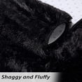 thumbnail image 4 of CAROMIO Alfombra de Peluche Sintético 10x13, Negro, 4 cm de Grosor, 4 of 7