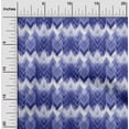 thumbnail image 2 of oneOone Velvet Blue Fabric Flame Stitch Sewing Craft Projects Fabric Prints By Yard 58 Inch Wide, 2 of 4