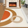 thumbnail image 3 of Simple Boho Rugs For Living Room, Abstract Rainbow Rugs For Bedroom, Ultra Soft Short Pile Machine Washable Carpet For Kids Room Under Kitchen Table Apartment Office, 3 of 7