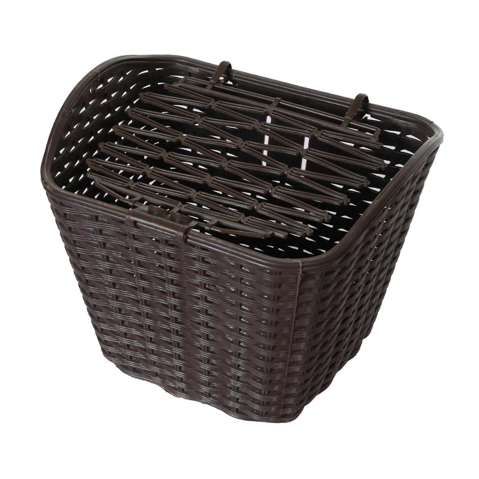 Front Basket with Cover Bike Basket for Outdoors Cycling Accessories Khaki
