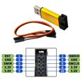 thumbnail image 5 of Descargador ST-Link V2 y placa STM32F103C6T6 yuxing 40 pines color aleatorio, 5 of 5