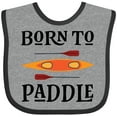 thumbnail image 3 of Inktastic Kayaking Born to Paddle Kayak Boys or Girls Baby Bib, 3 of 4