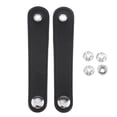 thumbnail image 1 of 2x Correas de soporte de fuelle para acordeón, correas de repuesto de fuelle de cuero negro 中心 距离 10.8cm, 1 of 8