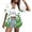 White 1, variant on St Patricks Day Shirt Women St Paddy T Shirt Shamrock Graphic Tees Hawaiian Button Down Blouse Tops Green L