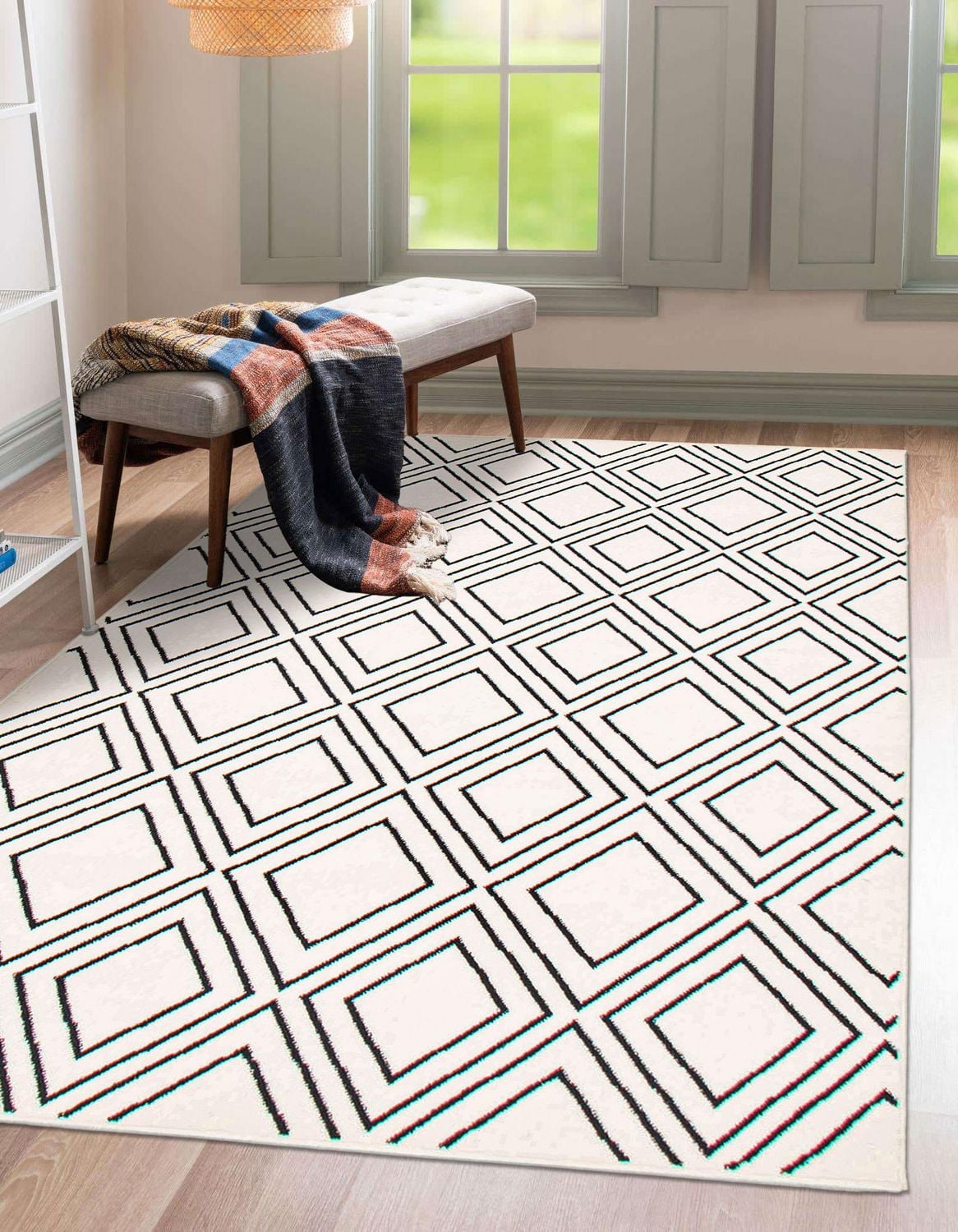 ECARPET Modern Geometric Indoor Area Rug, Macy Collection