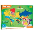 thumbnail image 3 of Imagimake Mapology World Map Puzzle with Flags & Capitals + Separate Europe Map - Educational Jigsaw Floor Puzzles | Geography Kids Learning Games for Ages 5+, 3 of 8