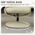 thumbnail image 5 of Leather Massage Reclining Chair with Ottoman, 360° Swivel Design, Heating and Vibration Massage Features, 5 of 10