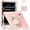Pink, variant on Case For iPad Air 13 2024 / Air 13 2025,Anti Drop Silicone PC Layer Protective Case Handle Stand ,Shoulder Strap, Heavy Duty Shockproof Three Proof Tablet Protective Case,Colorful Pink