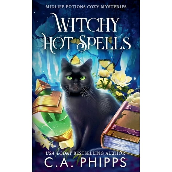 Midlife Potions Cozy Mysteries Witchy Hot Spells, Book 2, (Paperback)