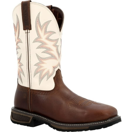 

Durango® WorkHorse™ Chocolate Bone Steel Toe Western Work Boot Size 11(M)