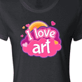 thumbnail image 4 of Inktastic Artist I Love Art Women's T-Shirt, 4 of 5