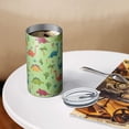 thumbnail image 3 of 20oz Coffee Tumblers Green Dinosaurs Cacti Hearts Stainless Steel Vacuum Insulated Travel Tumbler Coffee Cups Mug with Lid and Straw with Cleaning Brush for Cold & Hot Drinks, 3 of 5