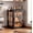Black, variant on BGTREND Bread Box With Three Layer Bamboo for Kitchen Countertop, Spacious Wooden Corner Bread Storage Container, Under Cabinet Organizer(Black,Small)