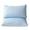 White and Blue, variant on 2-Pack Bean 3D Pillow (29.13" x 18.9") - Pink All-Season, Soft and Hypoallergenic