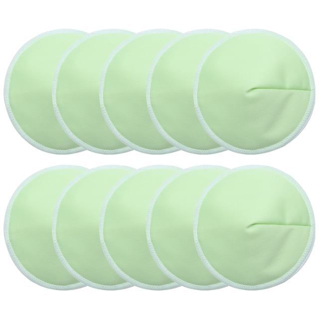 Discos absorbentes lavables orgánicos para lactancia (paquete de 10) | Discos absorbentes reutilizables para lactancia materna