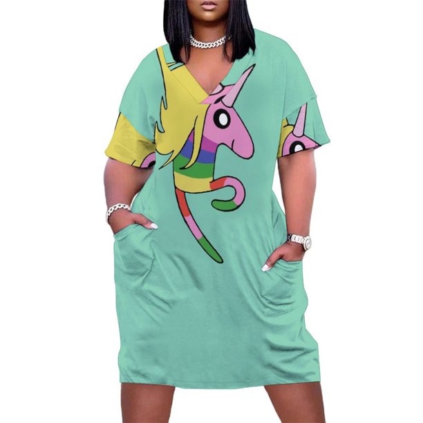 Rainicorn-Vestido corto de noche para mujer traje elegante holgado con bolsillos color menta para boda