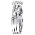 thumbnail image 4 of Everly Women's Diamond 14k White Gold Bridal Set, 4 of 8