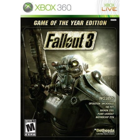 Bethesda Softworks Fallout 3: Game of the Year Edition (Xbox (Best Action Role Playing Games For Xbox One)