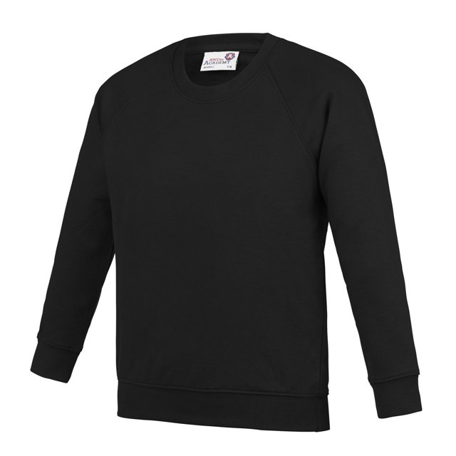 AWDis Chandail d'École Raglan à Col Rond pour Garçons/filles de l'Académie
