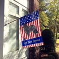 thumbnail image 2 of Carolines Treasures BB8382CHF Groenendael Belgian Shepherd American Flag Canvas House Size  Large multicolor, 2 of 4