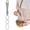 C, variant on Egg Beater | Stainless Steel Multifunctional Beater with Ergonomic Handle | Cooking Small Whisks, for Baking, Pancakes, Coffee, Bread, Household Use, and Whipping Butter, #A