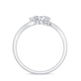 thumbnail image 3 of Certified Lab Diamond Heart Promise Ring, EF-VS Quality, Toi Et Moi Ring, 925 Sterling Silver, US 4.00, 3 of 9