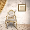 thumbnail image 3 of Follower of Federico Zuccaro 14x12 Gold Ornate Wood Frame and Double Matted Museum Art Print Titled - Drawing for a Memorial Tablet; Two Winged Children Holding an Empty Oval in a Frame with, 3 of 4