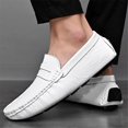 thumbnail image 7 of Men's Casual Loafers Moccasin Slip on Flats Boat Casual Dress Driving Shoes, 7 of 7