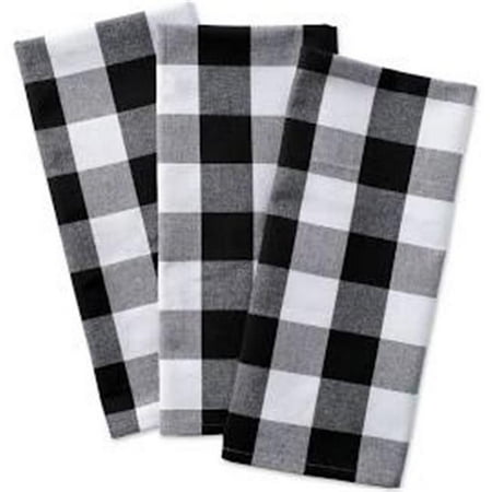 

Black Buffalo Check Dishtowel Set of 3