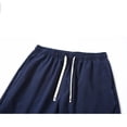 thumbnail image 3 of uikmnh Shorts Men Men's Summer Trendy Ice Silk Loose 5 Piece Beach Shorts Casual Pants Lightweight Comfortable Casual Wear Size:XL, 3 of 6