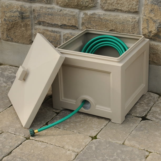 Fairfield Garden Hose Bin Clay Com Fairfield Garden Hose Bin Clay, Garden Hose Storage Bin