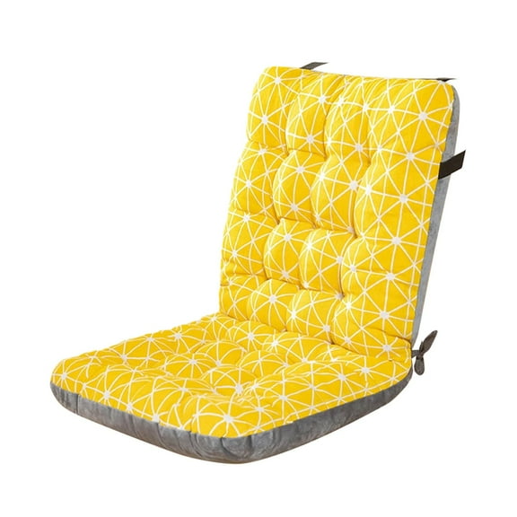 Indoor Outdoor Chair Pads Cushion, High Back Chair Cushions, Dining -Kitchen -Office Chair Seat Cushion with Ties Thickened One-Piece Outdoor Indoor Furniture Chair Seat Cushion
