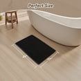 thumbnail image 2 of SIXHOME Bathroom Rugs Waffle Bath Rug Super Soft Absorbent Non Slip Bath Mat Beside Tub Rubber Backed Machine Washable Bathroom Rugs with Tassels Boho Bathroom Decor 17" x 24" Black, 2 of 7