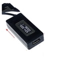 thumbnail image 3 of LCD Micro USB Charger Battery Capacity Voltage Current Tester Meter Detector +Load Resistor 2A/1A with Switch ,Improved Measurement Accuracy, 3 of 5