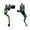Green, variant on Huhudde 1 Pair 7/8" Brake Clutch Cylinder Reservoir Levers Hydraulic Cylinder Brake Clutch Pump Rod Break Lever
