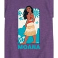 thumbnail image 3 of Disney Princess - Moana Full Body Portrait - Girls Fitted Short Sleeve T-Shirt, 3 of 5