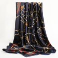 thumbnail image 1 of Bufanda de seda versátil para mujer, chal grande con estampado Floral, estolas cuadradas, bandana de marca de lujo, silenciador, 90x90cm qiuyongming unisex, 1 of 2