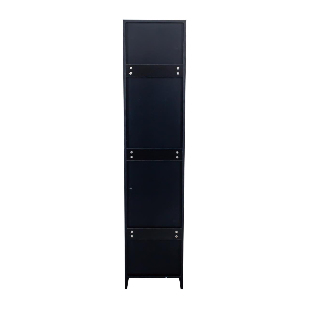Leumius Kitchen Pantry Cabinet,Wall Mounted Storage Cabinet,Freestanding Storage Cabinet for Kitchen,Dining Room,Bathroom,Living Room,Black