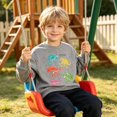 thumbnail image 5 of Gerichy Toddler Sweatshirt Kids Pullover Sweatshirts Boys Dinosaur Print Crewneck Long Sleeve Shirts Athletic Casual Tops 2T-12T, 5 of 6