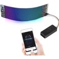 thumbnail image 1 of Bluetooth Programmable RGB Flexible Led Module 16*32 Pixel Display Matrix Sign Android Ios Application Control Led mask Screen (RGB Multicolor), 1 of 5
