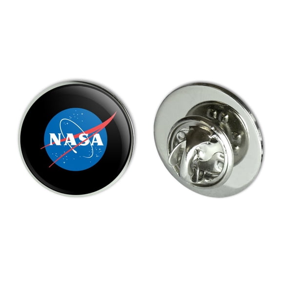 NASA Official Meatball Logo Metal 0.75" Lapel Hat Pin Tie Tack Pinback