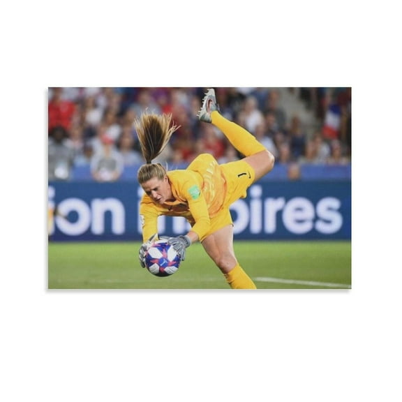 Alyssa Naeher Canvas Poster Posters Wall Art Painting Canvas Gift Living Room Prints Bedroom Decor Poster Artworks 08x12inch(20x30cm)