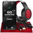 thumbnail image 1 of TC-Helicon GO GUITAR PRO Portable Guitar Interface for Mobile Devices + SR360 Over-Ear Dynamic Stereo Headphones, Xpix 1/4" TRS Cables (x2) & Fibertique Microfiber Cleaning Cloth, 1 of 5