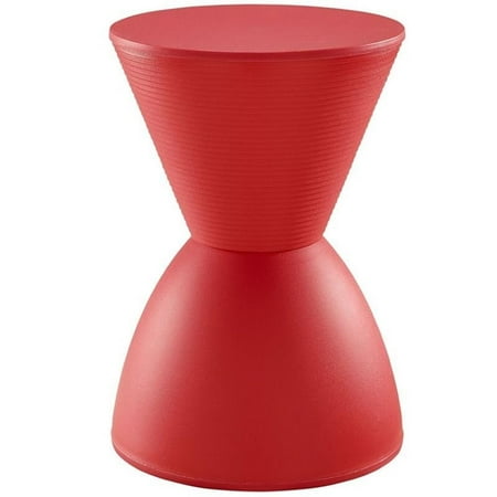 Hawthorne Collections 17 Storage Stool in Red