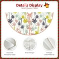 thumbnail image 3 of Haiem Hawaiian Coconut Tree Pattern Christmas Tree Skirt Merry Christmas Party Christmas Tree Decoration,New Year Decorations-36", 3 of 6