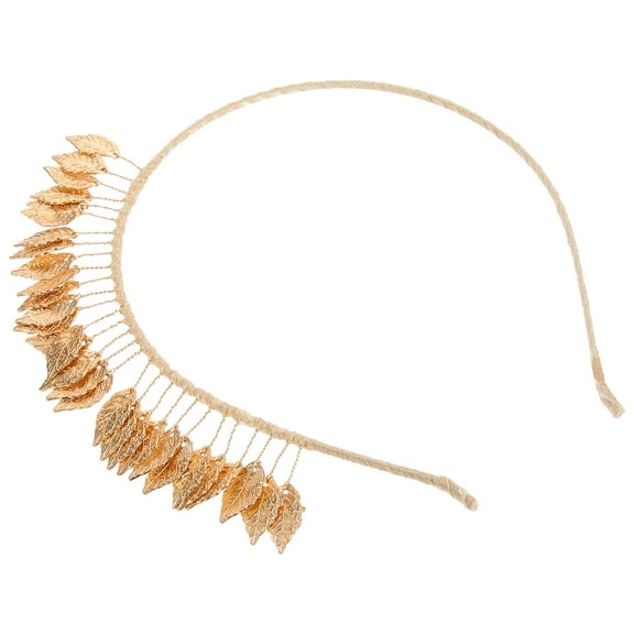 GOOHOCHY Headband Women Leaf Headband Decorative Leaf Headband for Wedding
