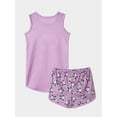 thumbnail image 2 of MyFav Big Kids Girls Sleeveless Pajama Sets Cute Panda Sleepwear Loungewear,6-14Y, 2 of 5